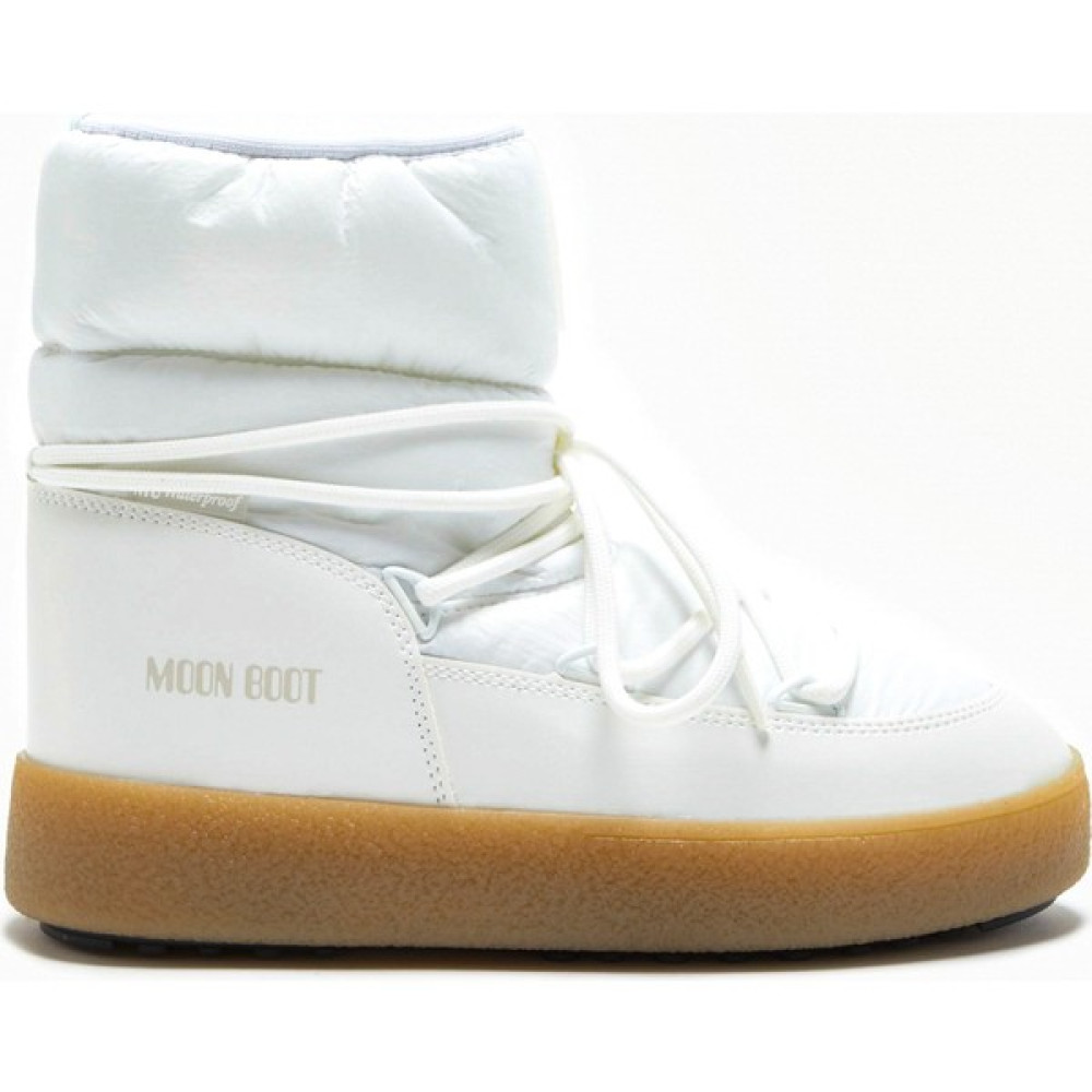 Moon Boot Kadın Kar Botu 24500800-002 Moon Boot Ltrack Low Nylon Wp White Kadın Botları Fiyatı
