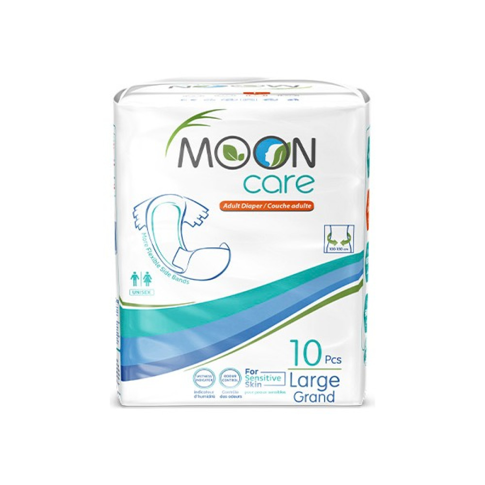 Moon Care Belbantlı Yetişkin Hasta Bezi - Large - 10 Adet - L - Beyaz Hasta Bezleri ve Temizliği Fiyatı