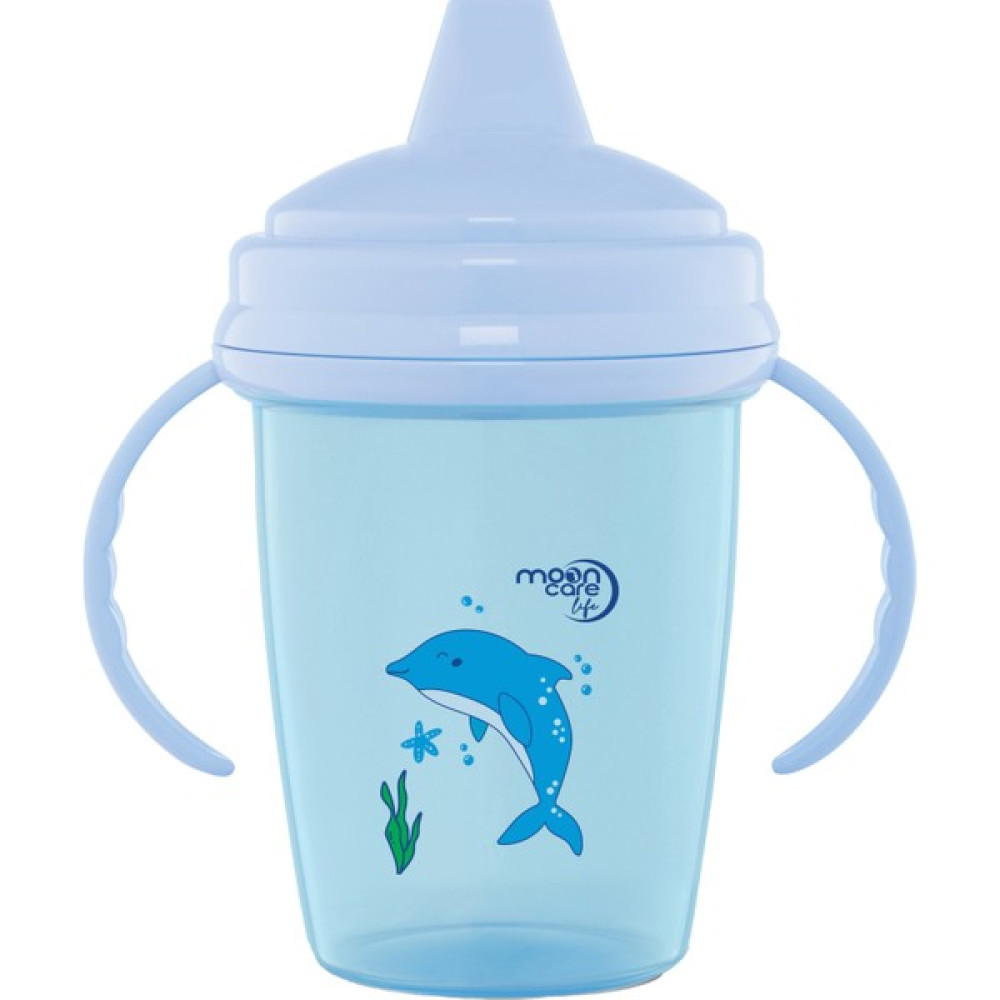 Moon Care Lıfe Enjoy Akıtmaz Pp Alıştırma Bardağı 240 ml - Mavi Biberon Fiyatı