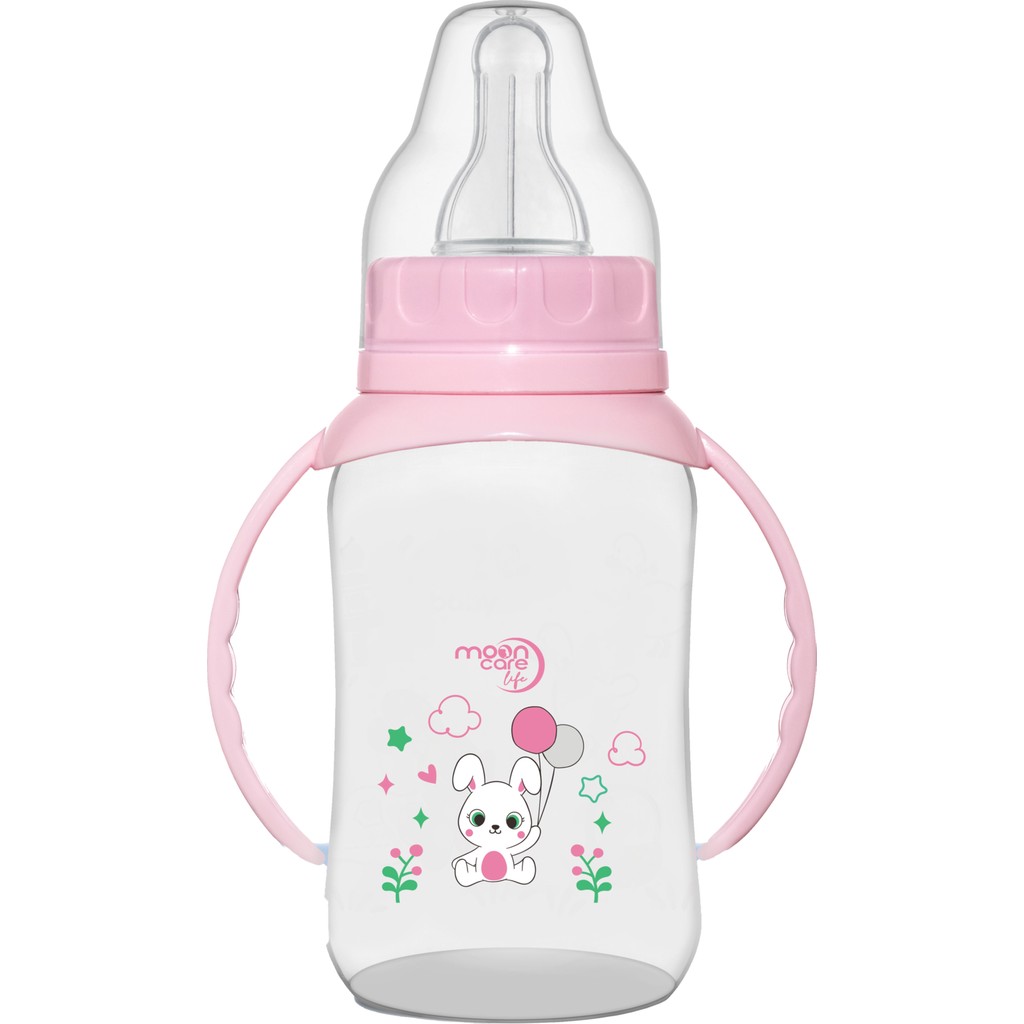Moon Care Lıfe Klasik Kulplu Biberon 150 ml - Pembe Biberon Fiyatı