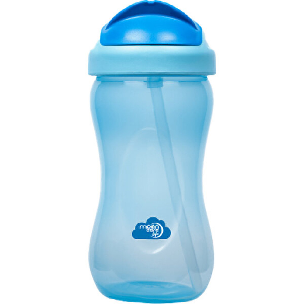 Moon Care Lıfe Renkli Pipetli Bardak 350 ml - Mavi Suluk Fiyatı