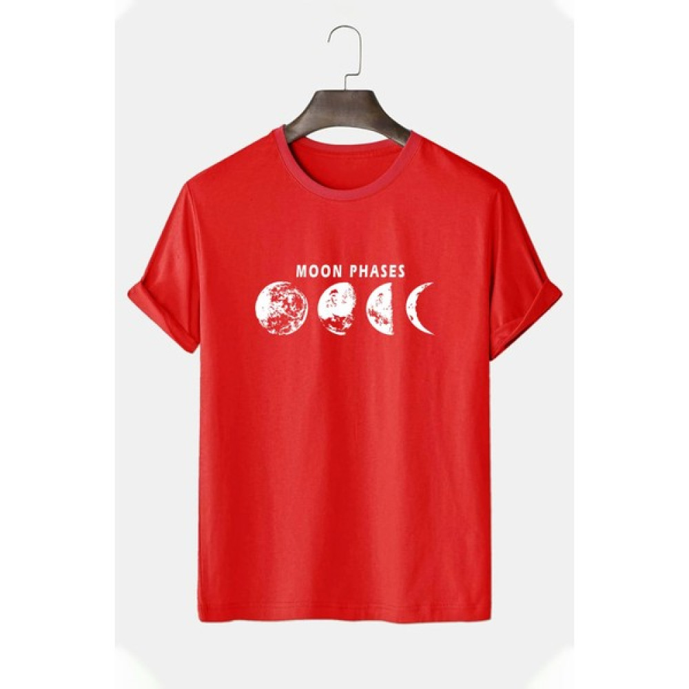 Moon Phases Tasarım Tshirt Erkek T-shirt Fiyatı