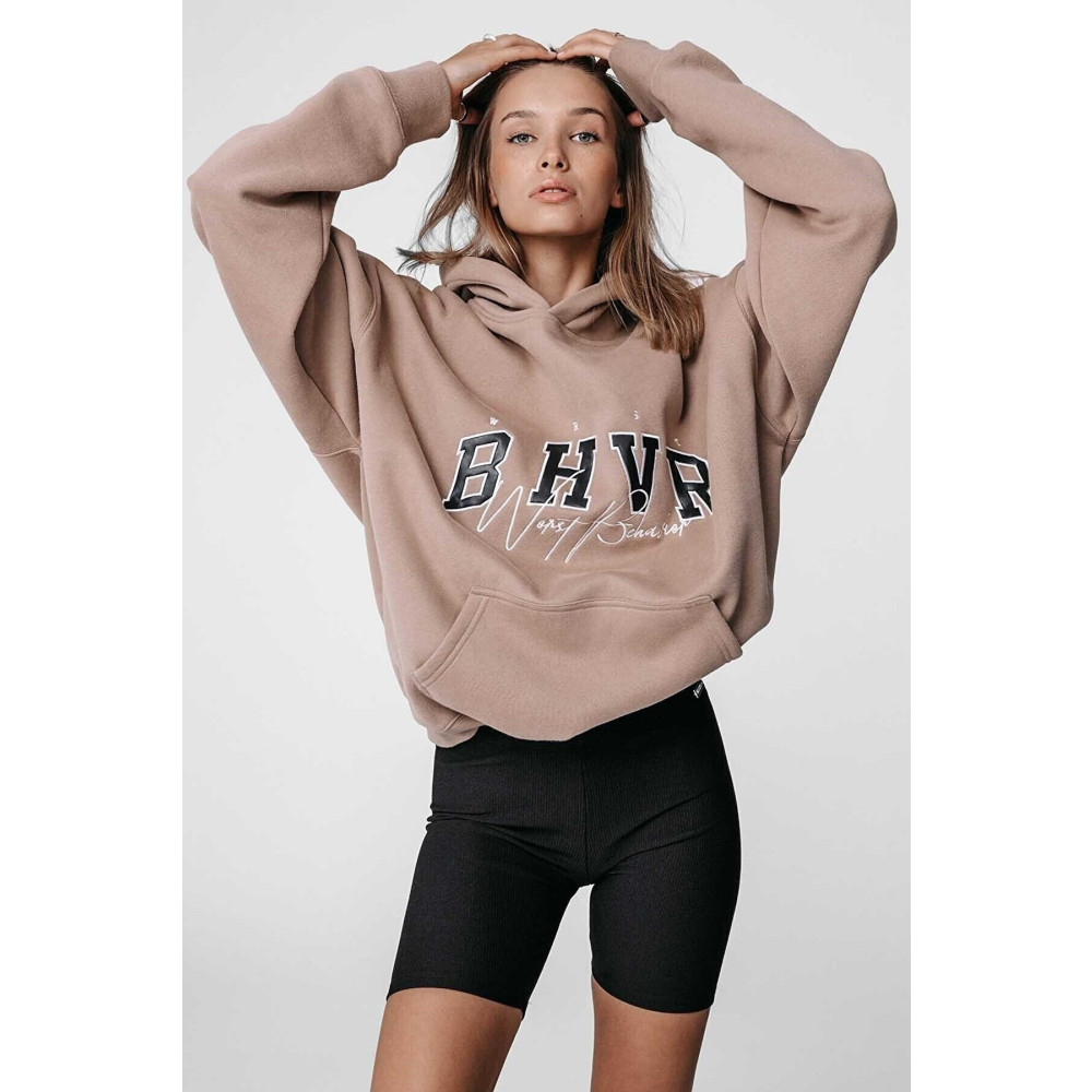MOONBULL Kadın Siyah Bhvr Kapüşonlu Sweatshirt S Beden Bayan Sweatshirt Fiyatı