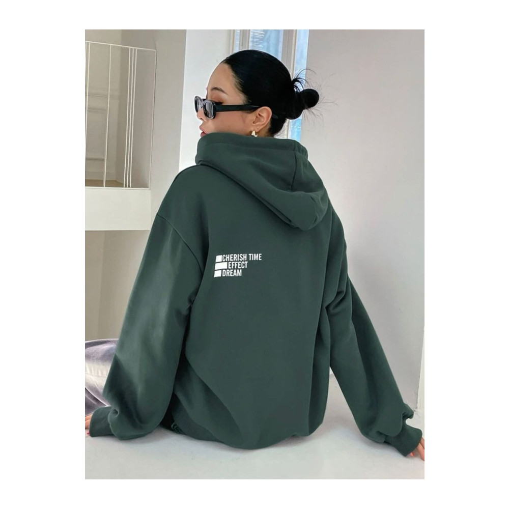 MOONBULL Nefti Unisex Dream Effect Baskılı Kapüşonlu Sweatshirt S Beden Bayan Sweatshirt Fiyatı