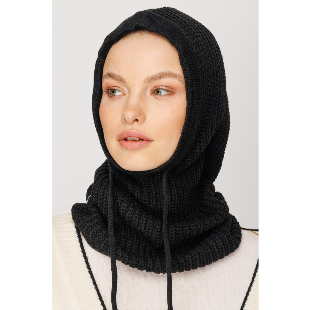 Mooncorn Siyah Balaclava Triko Başlık Standart Beden Bere & Kulaklık Fiyatı