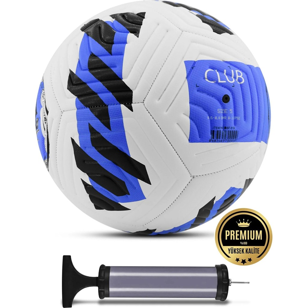 Moonlight Outdoor Orijinal Futbol Topu Pompa Hediyeli Sert Zemin Halı Saha Futbol Topu Dikişli Hibrit Mavi No:5 Toplar Fiyatı