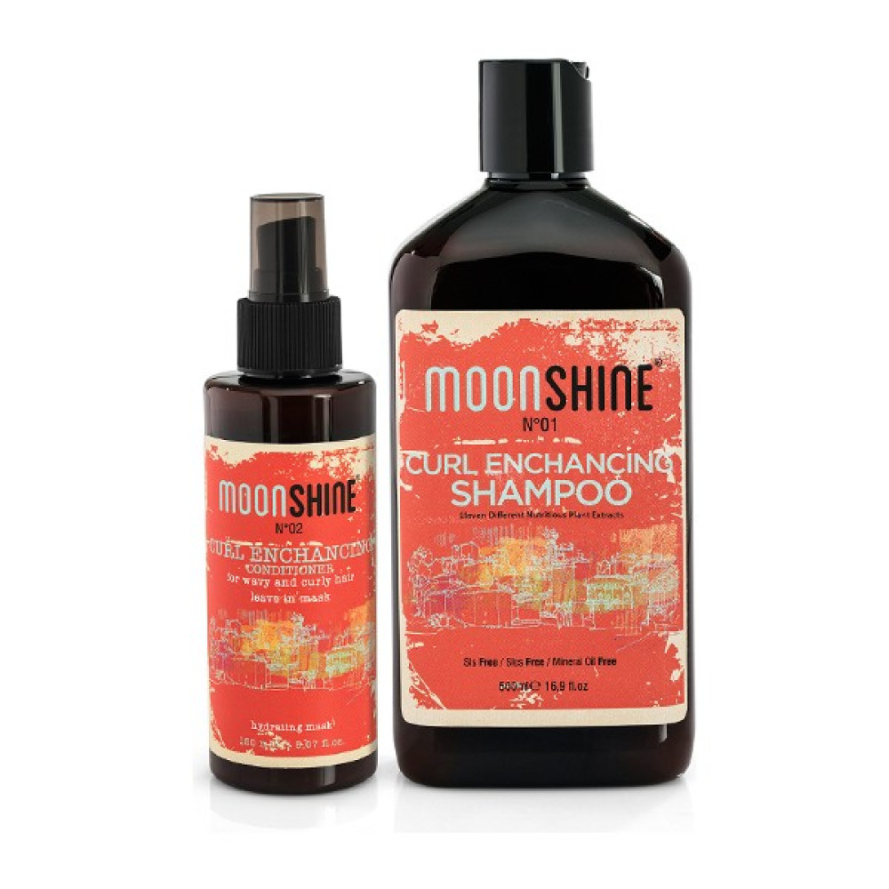Moonshine Curl Enchancıng Set - Bukle Belirginleştirici Şampuan & Bukle Belirginleştirici Krem 150ML Saç Bakım Maskeleri & Serumlar & Spreyler Fiyatı