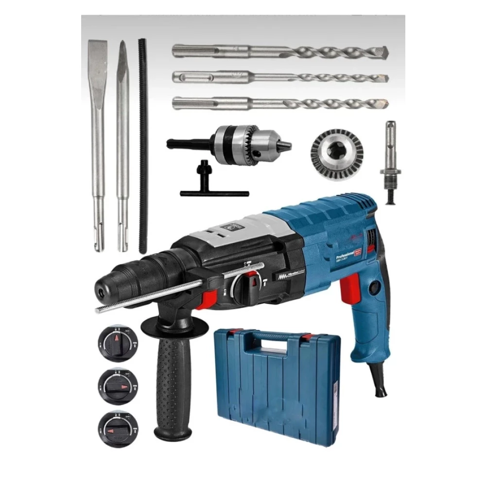 Moonshop Alman Seri 3000W Celik Sanzuman Bakir Sargili 2-28 Kirici Delici Hilti Matkap 5 Adet Uc Matkaplar Fiyatı