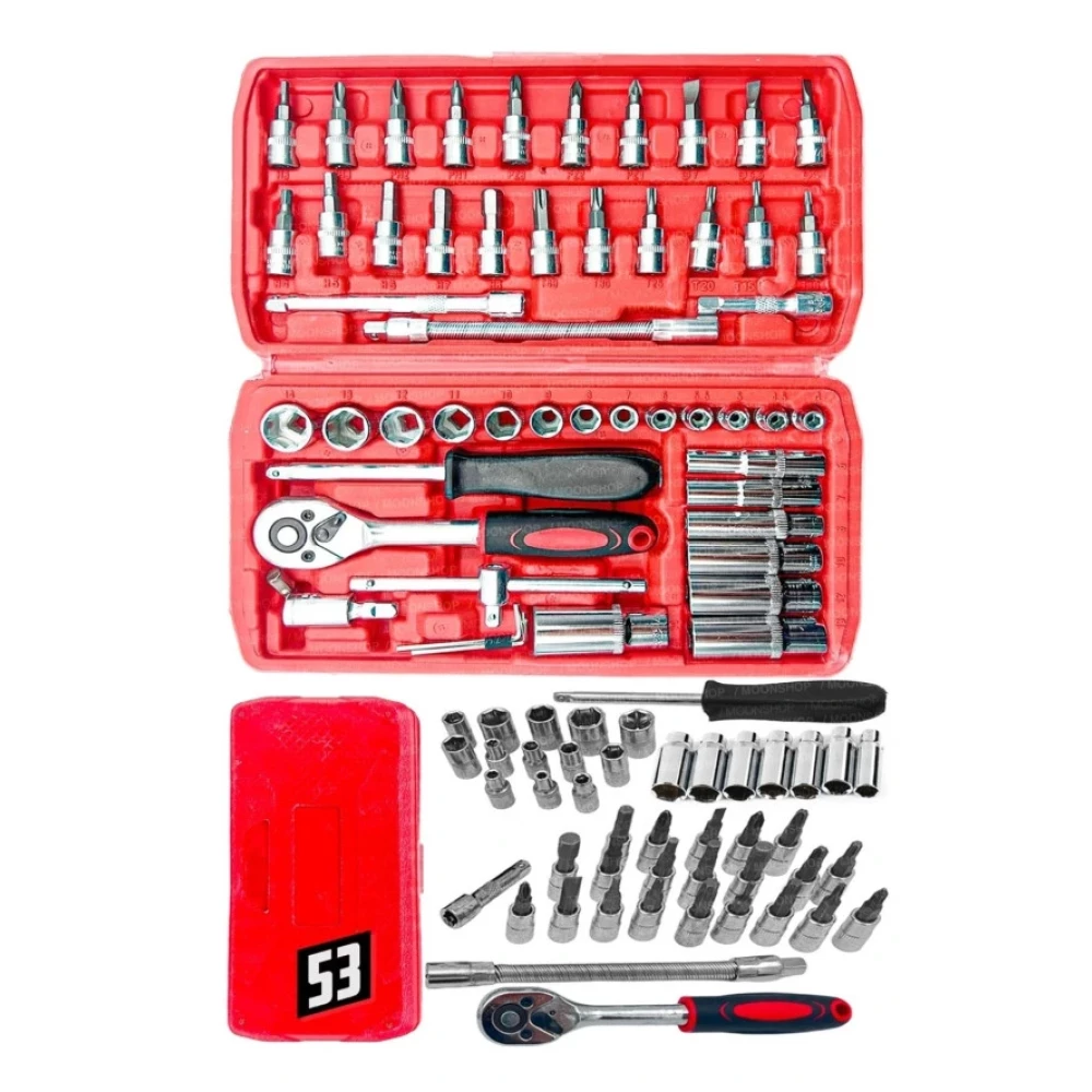 Moonshop Germany Cr-V Max 1/4 Circirli 53 Parca Lokma Anahtar Takimi Bits Uc Seti Tam Set Lokma Takımı Fiyatı