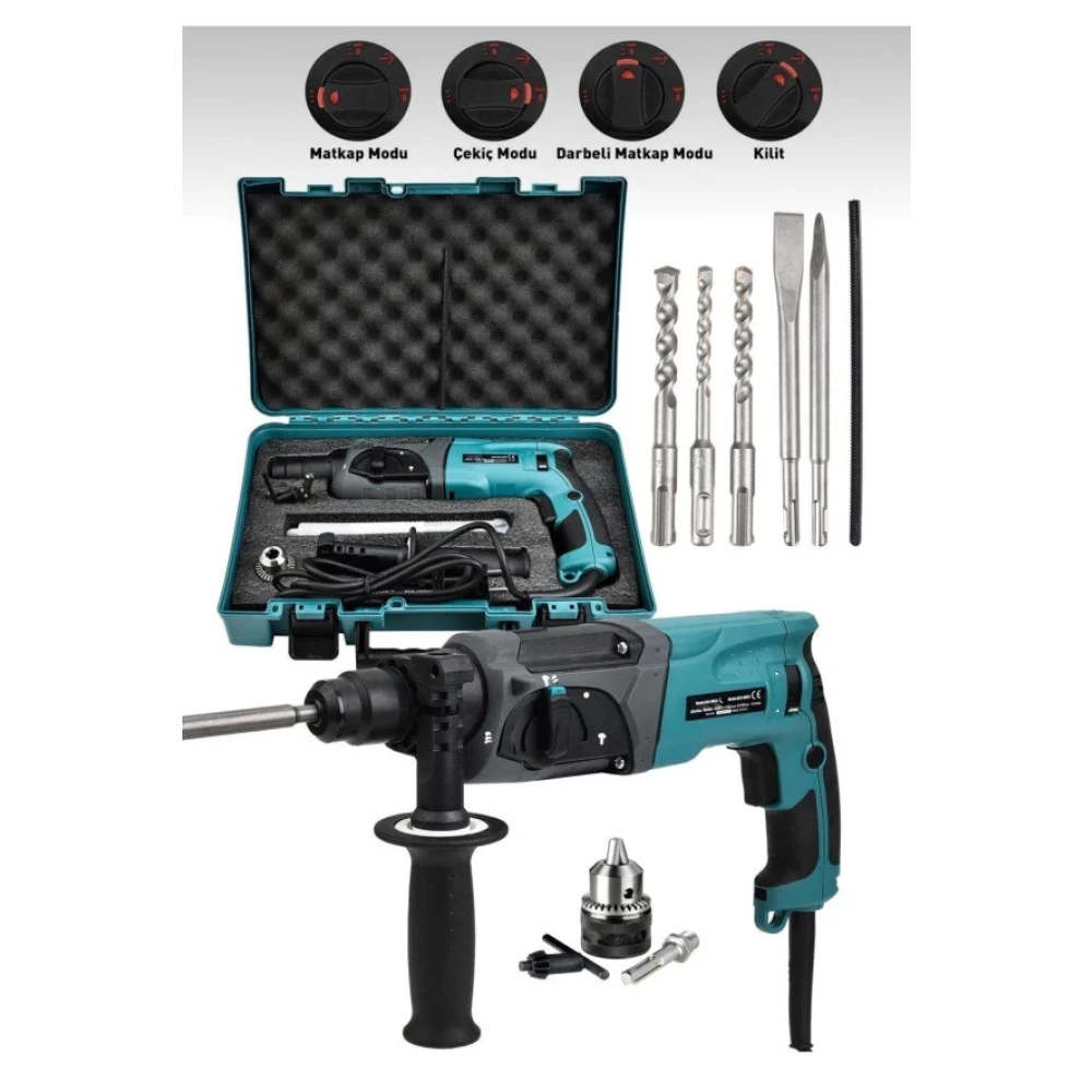 Moonshop Japan 4500W Extra Guclu Metal Sanziman Profesyonel Kirici Delici Hilti Matkap 5 Uc Matkaplar Fiyatı