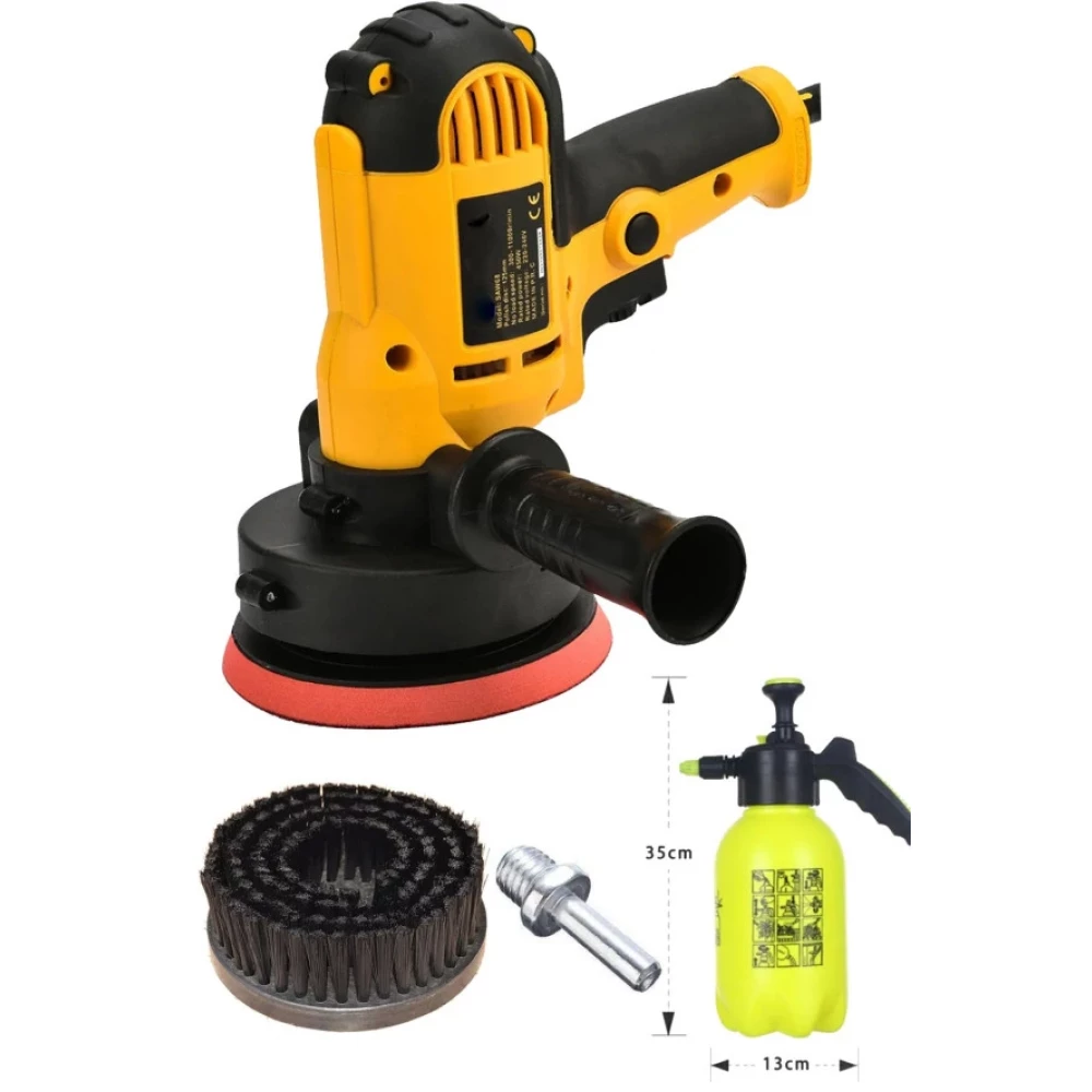 Moonshop Plus Dikey Polisaj Zimpara Hali Araba Koltuk Yikama Makinesi 125Mm Devir Ayarli. Cila / Polisaj Makinesi Fiyatı