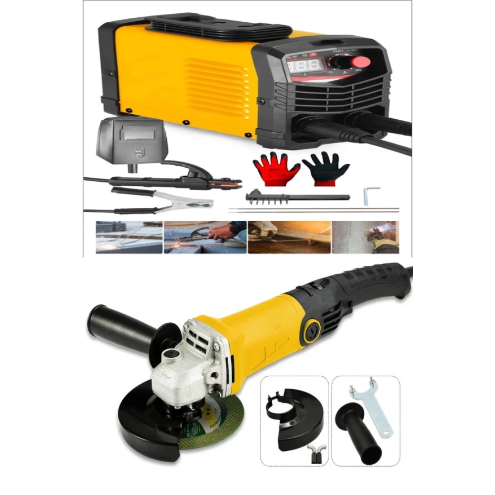 Moonshop Pro Full Set Invertir Kaynak Ve Bakir Sargili Kuyruklu Taslama Hediyeleri Kaynak Makineleri Fiyatı
