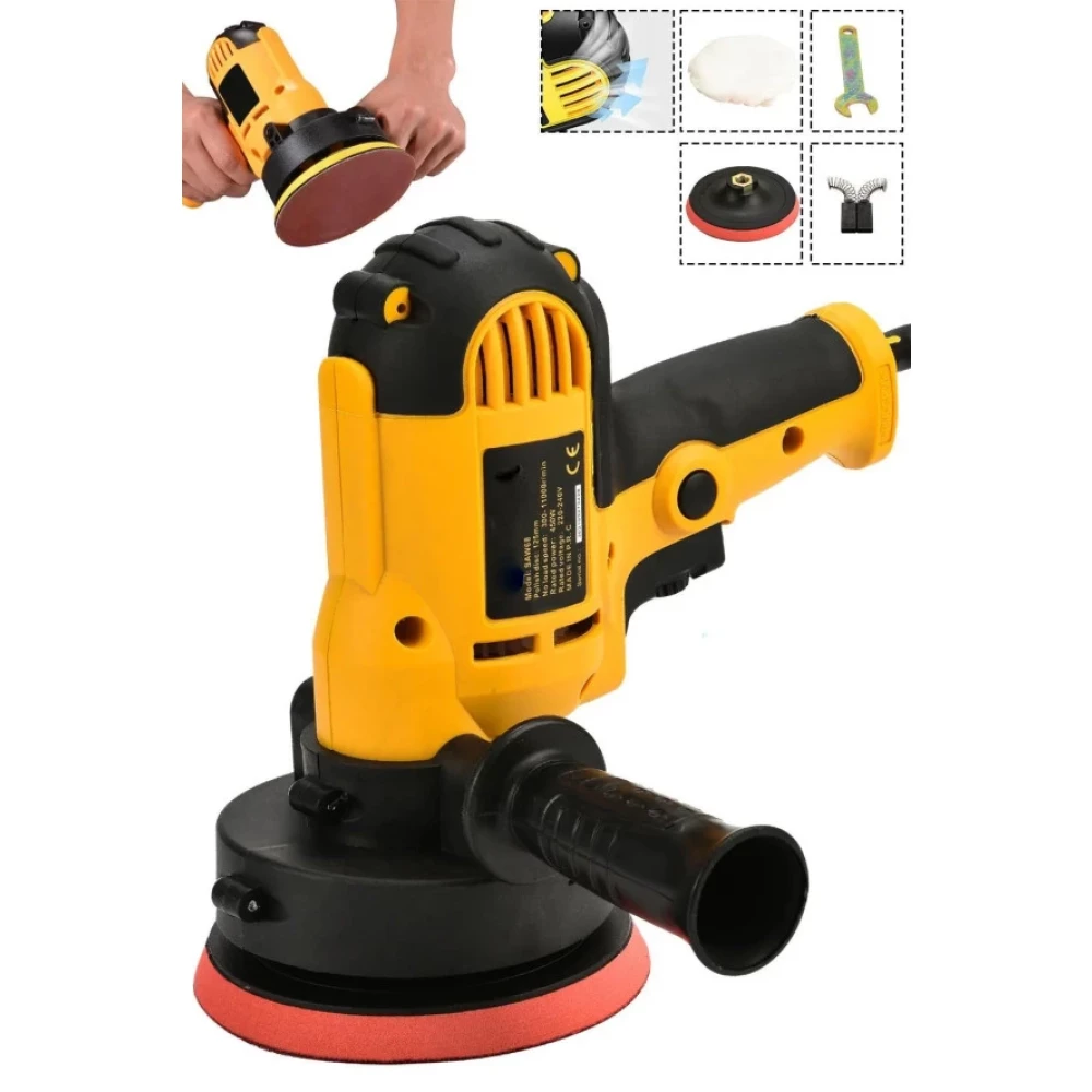 Moonshop Pro Plus Dikey Polisaj Zimpara Hali Araba Koltuk Yikama Makinesi 125Mm Devir Ayarli. Cila / Polisaj Makinesi Fiyatı