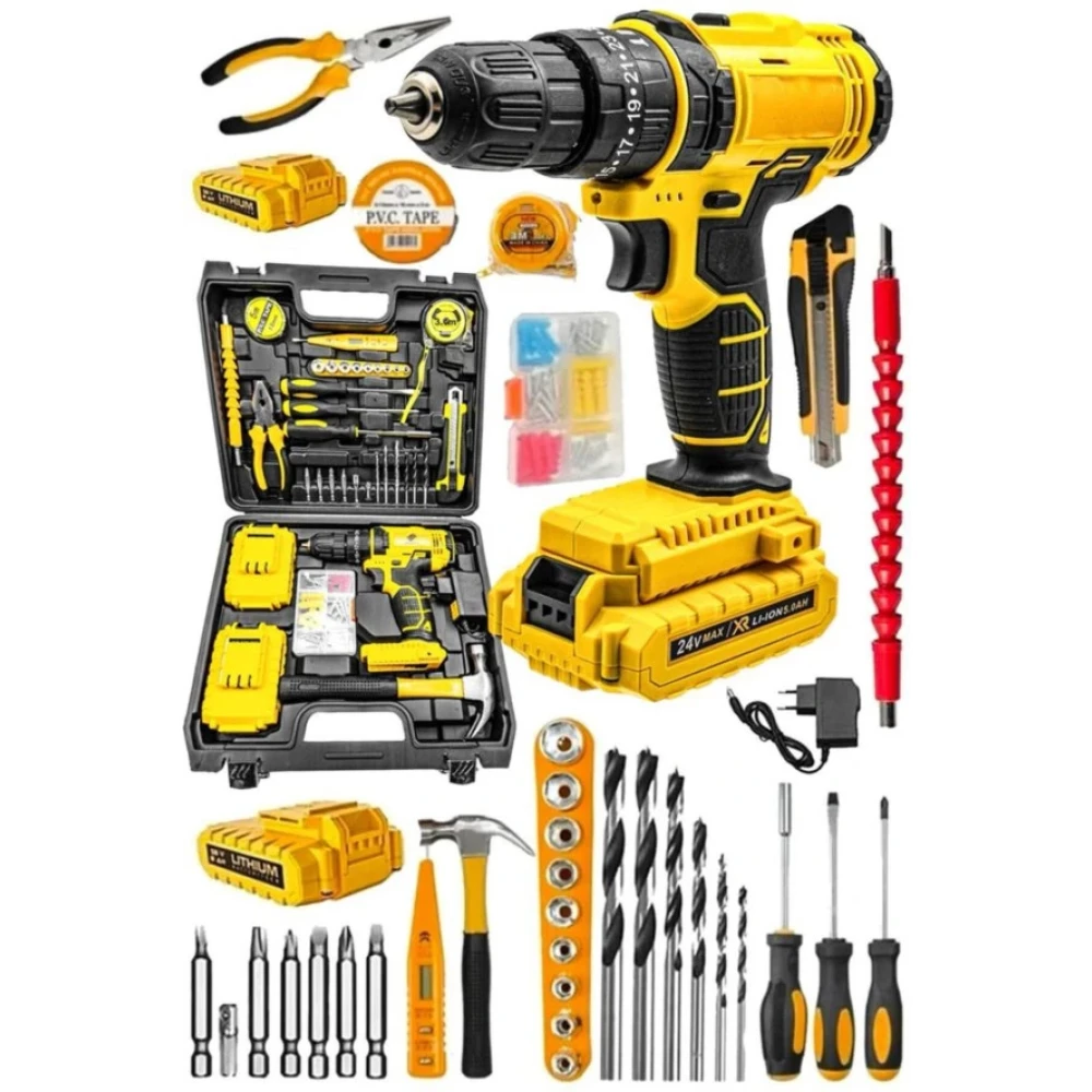 Moonshop Pro Seri Tork Darbeli Lion Akulu Vidalama Matkap 100 Parca Set Ve Canta Hediyeli Urun. Matkaplar Fiyatı