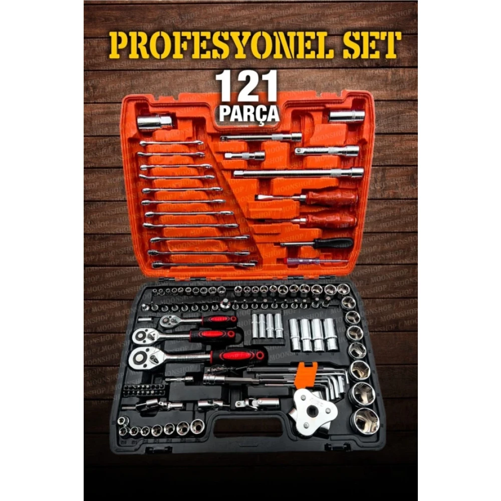 Moonshop Profesyonel 121 Parca Lokma Takimi 1/2-1/4-3/8 Takim Seti Lokma Takımı Fiyatı