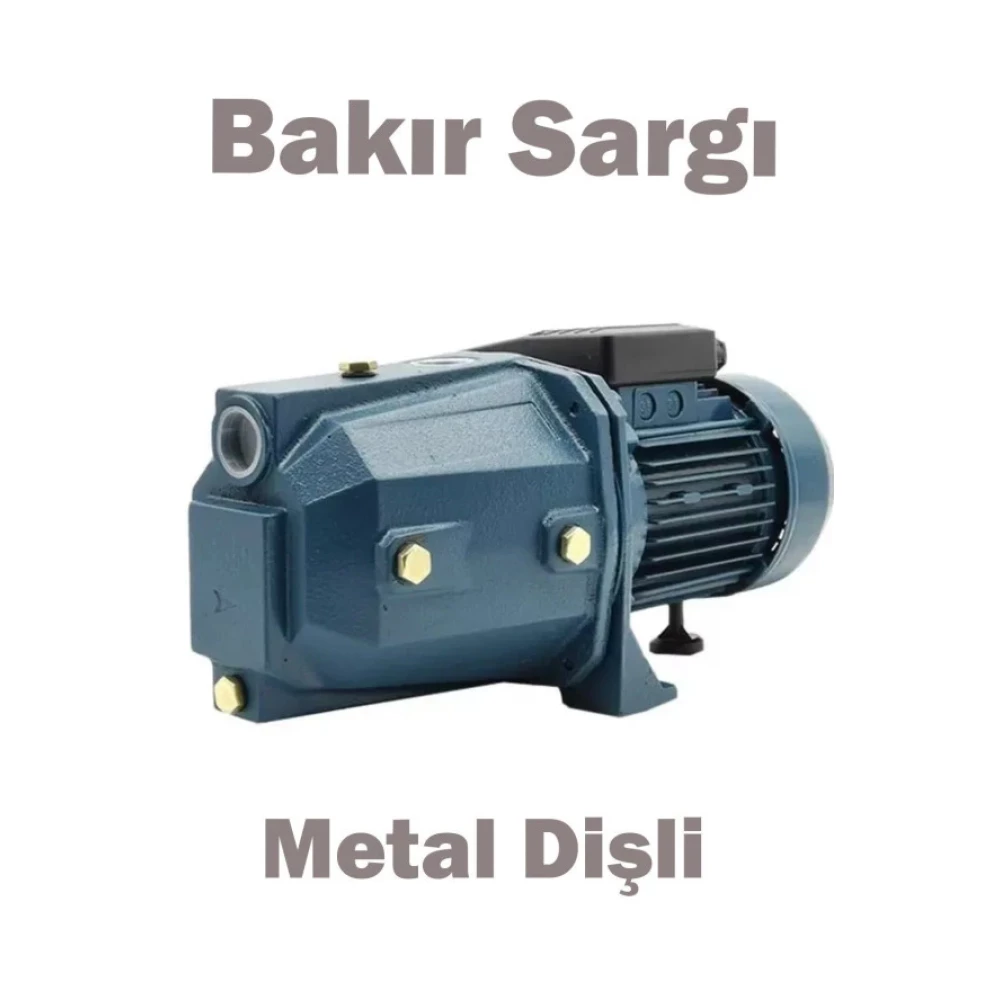 Moonshop Tasaruflu Isinmaz Seri Jet100 Pro Bakir Sargi 1Hp Su Pompasi Motoru 8 Mt Emis 48 Mt Basma Su Motoru Fiyatı