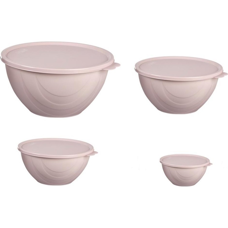 Moonstar Elegance Kapaklı Yoğurt Mayalama Kabı 4 Parça Saklama Kabı 4+2,5+1+0,5litre - Krem Saklama Kapları Fiyatı