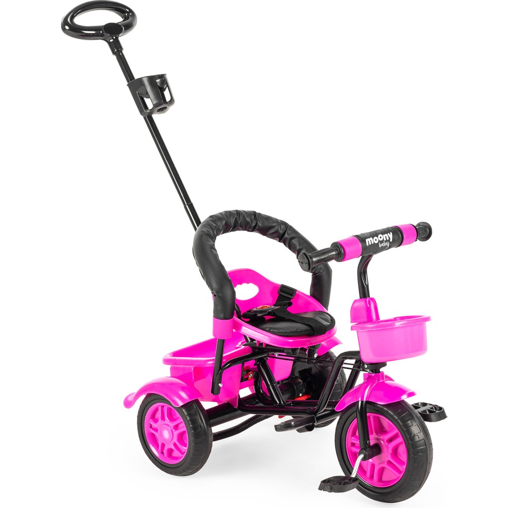 MoonyBaby MB504 Trend Bisiklet Ebeveyn Kontrollü 3 Tekerlekli Çocuk İçin Pembe Renkli Diğer Fiyatı