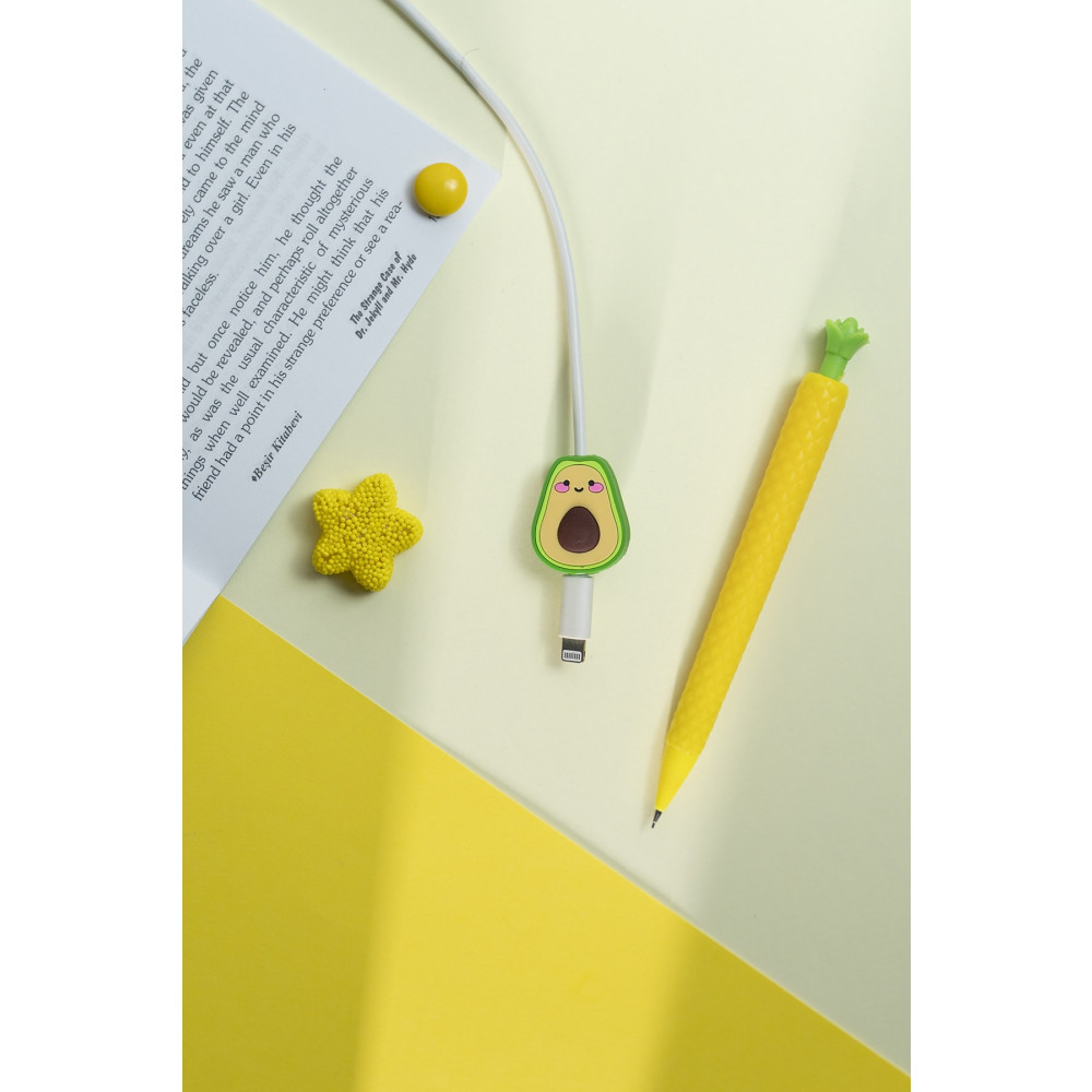 mooodcase Silikonlu Avocado Kablo Koruyucu Cep Telefonu Aksesuarı Fiyatı