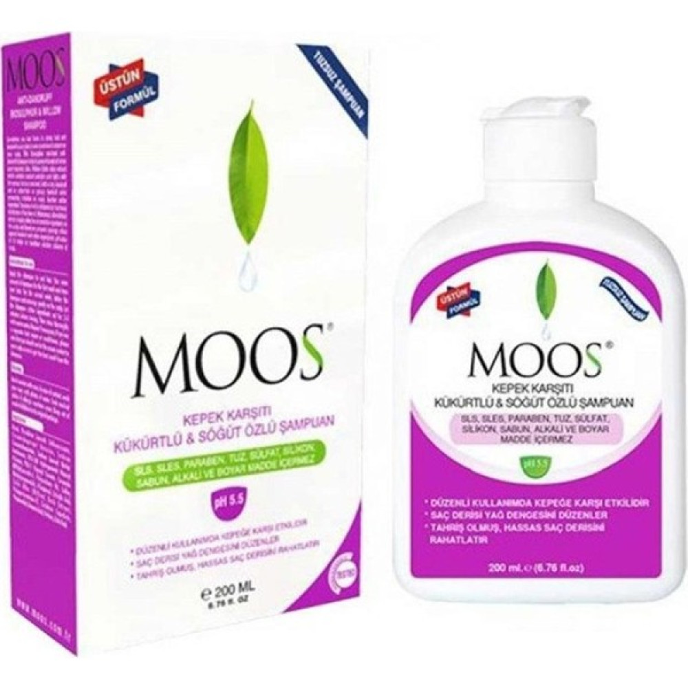 Moos Kükürtlü Normal Kepek Şampuanı 200 ML Şampuan ve Saç Kremi Fiyatı