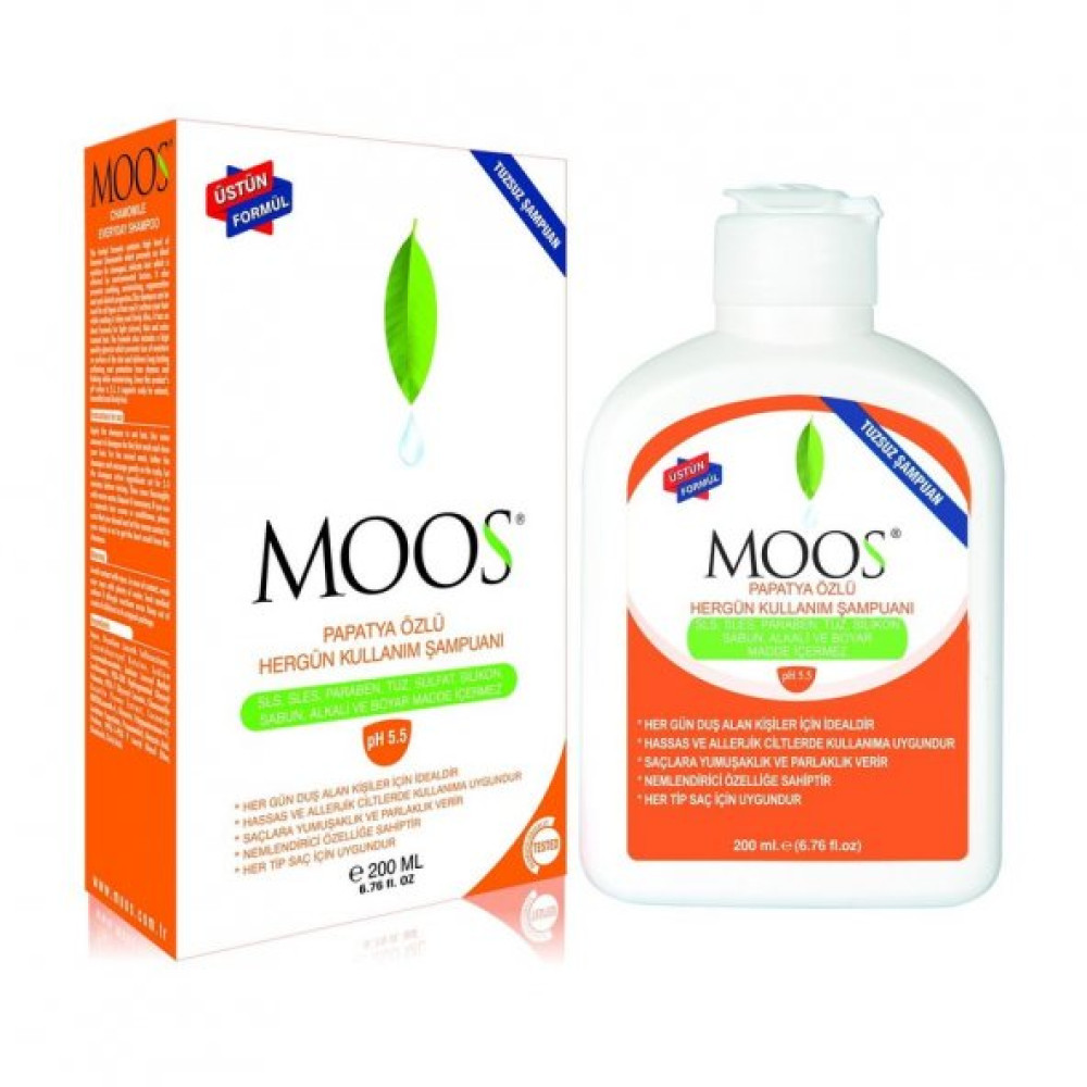 Moos Papatya Ozlu Hergun Kullanim Sampuani 200 Ml Kişisel Bakım Gereçleri Fiyatı