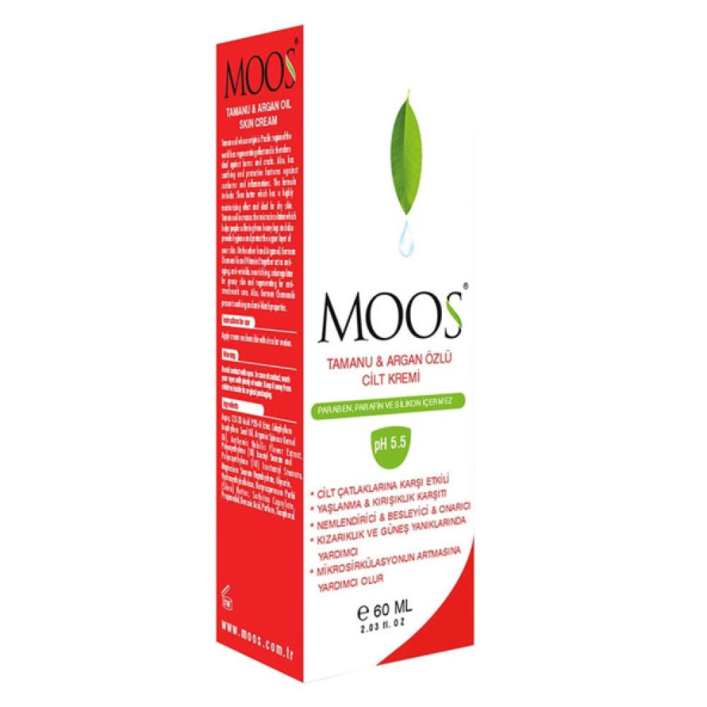Moos Tamanu & Argan Ozlu Cilt Kremi Ph 5,5 60 Ml Cilt ve Yüz Bakımı Fiyatı
