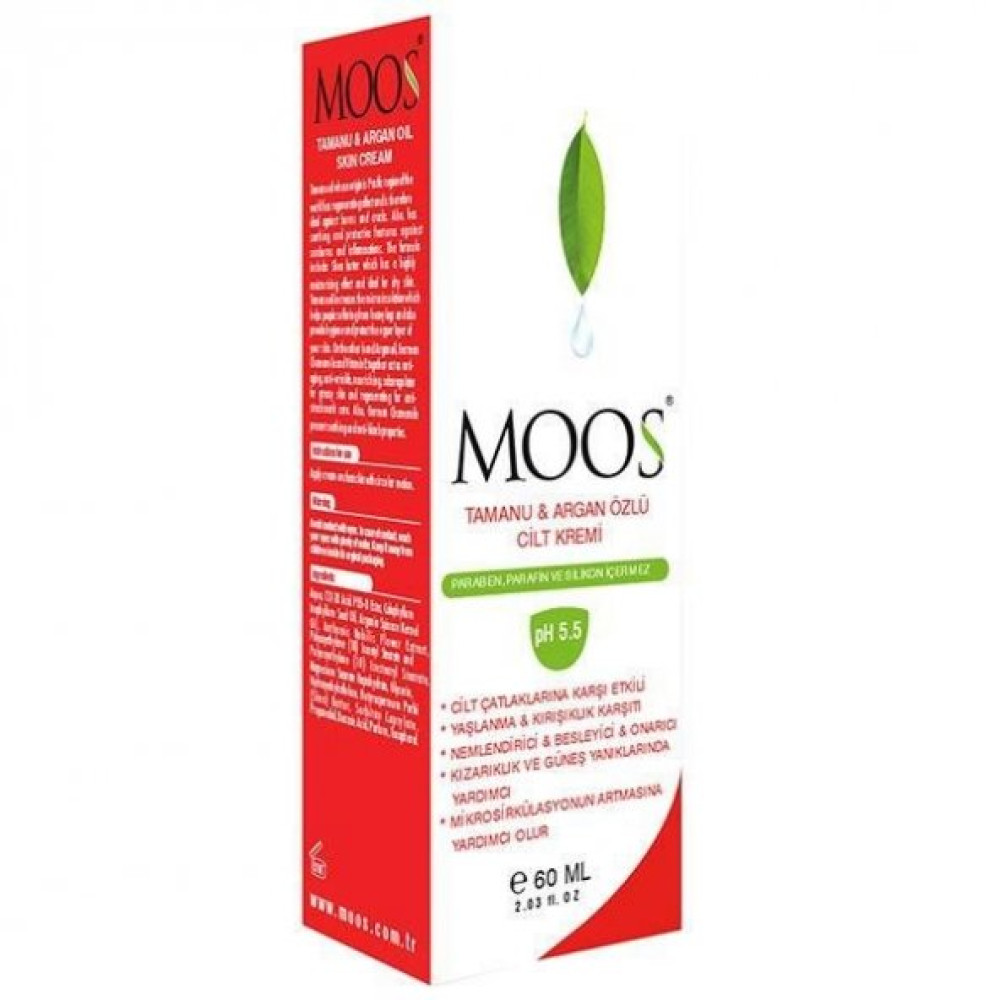 Moos Tamanu Ve Argan Ozlu Cilt Kremi 60Ml Nemlendiriciler Fiyatı