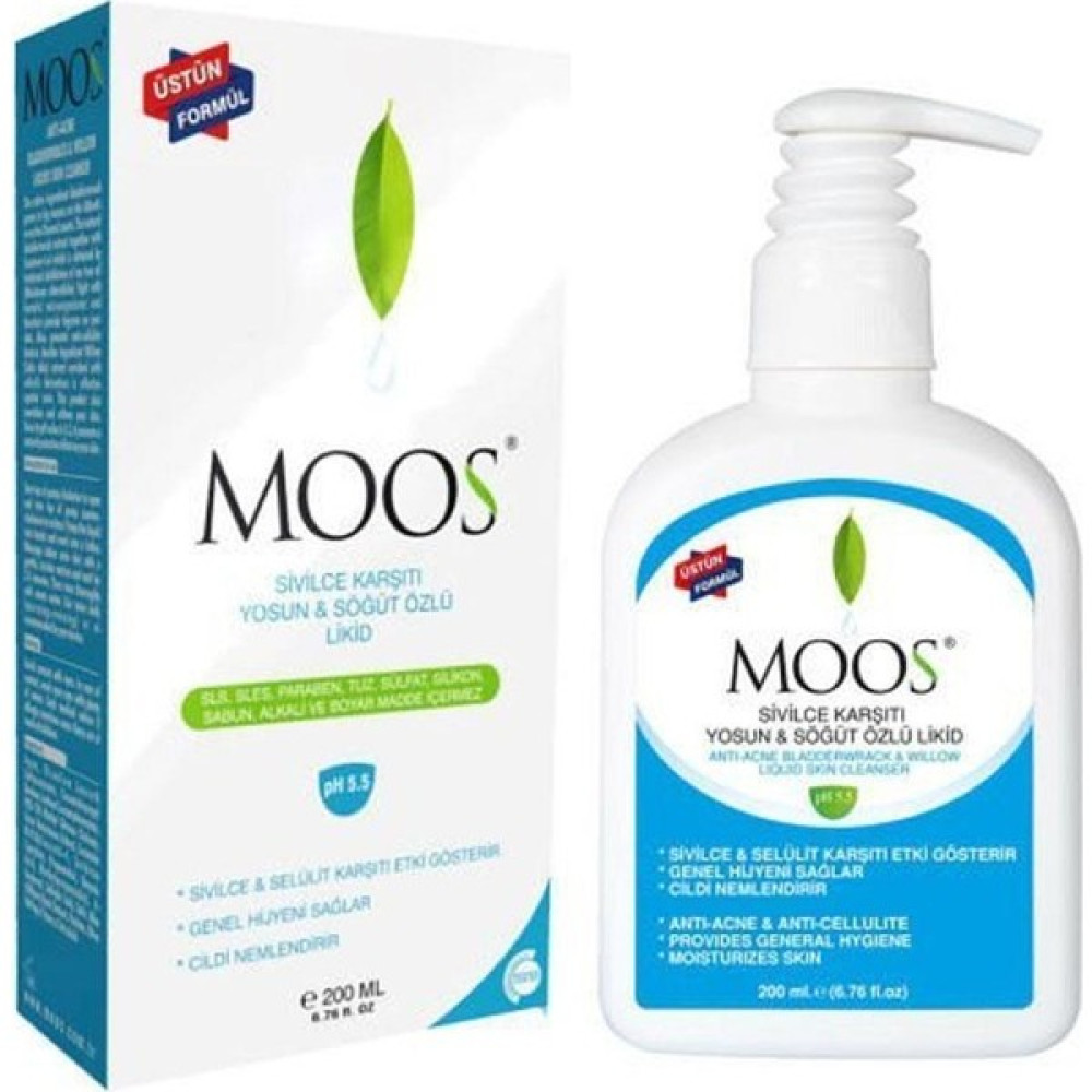 Moos Yosun Özlü Likid Temizleyici 200 ML Cilt Temizleme ve Peeling Fiyatı