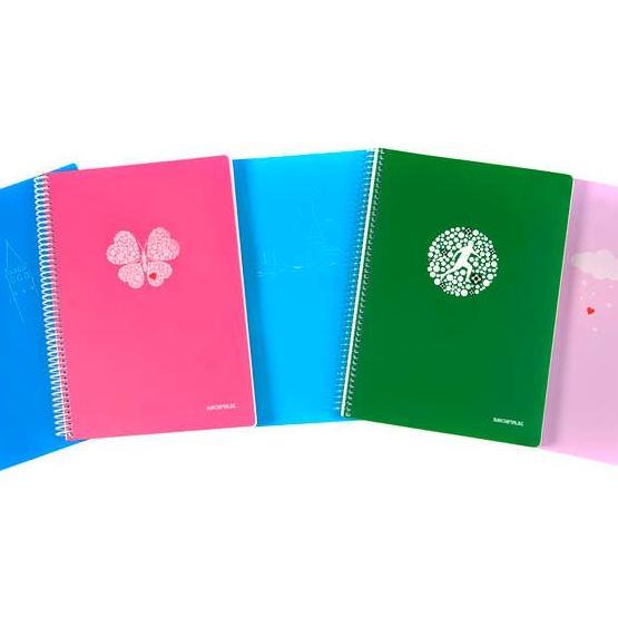 Mopak A4 72 Yaprak Düz Spiralli Defter