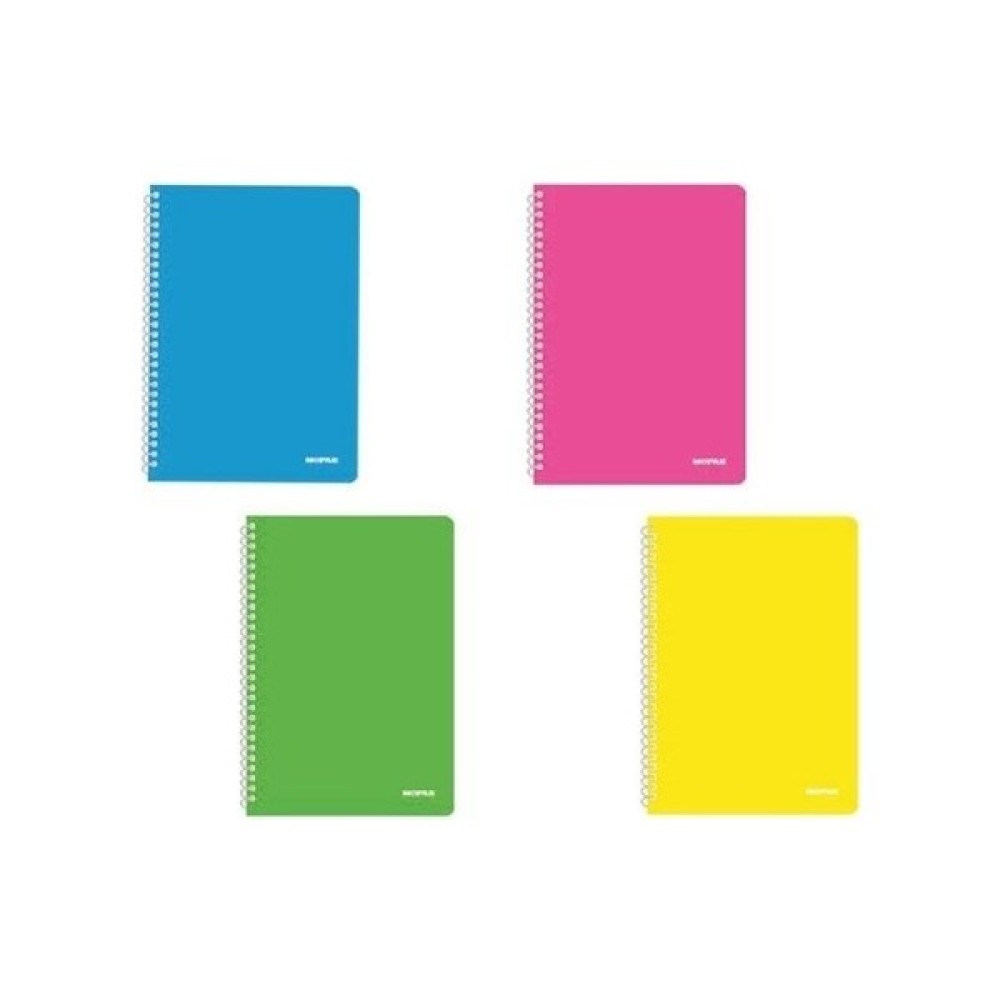 Mopak A4 Neon Serisi Spiralli Pp Kapak Kareli Defter 4'lü Spiralli Defter Fiyatı