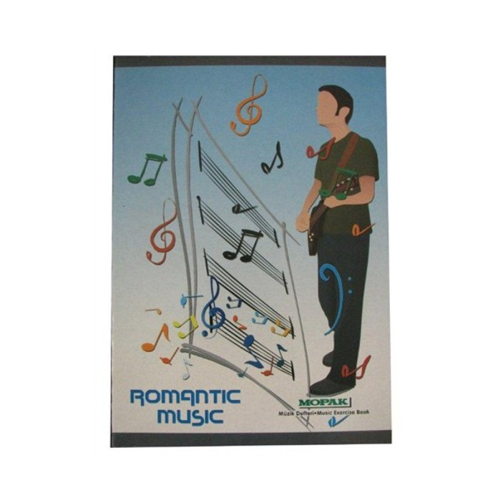 Mopak Müzik Defteri Büyük Boy 20 Yaprak (Brd) Defter Fiyatı