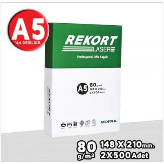 Mopak Rekort 1000'li 1 Paket A5 Fotokopi Kağıdı