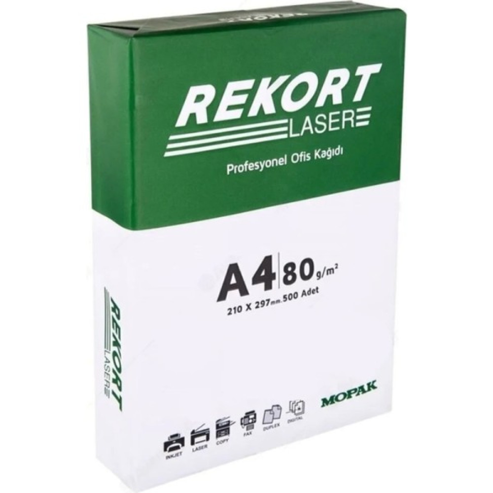Mopak Rekort A4 Fotokopi Kağıdı 1 Paket (500'LÜ) - Beyaz Oto Boyaları Fiyatı