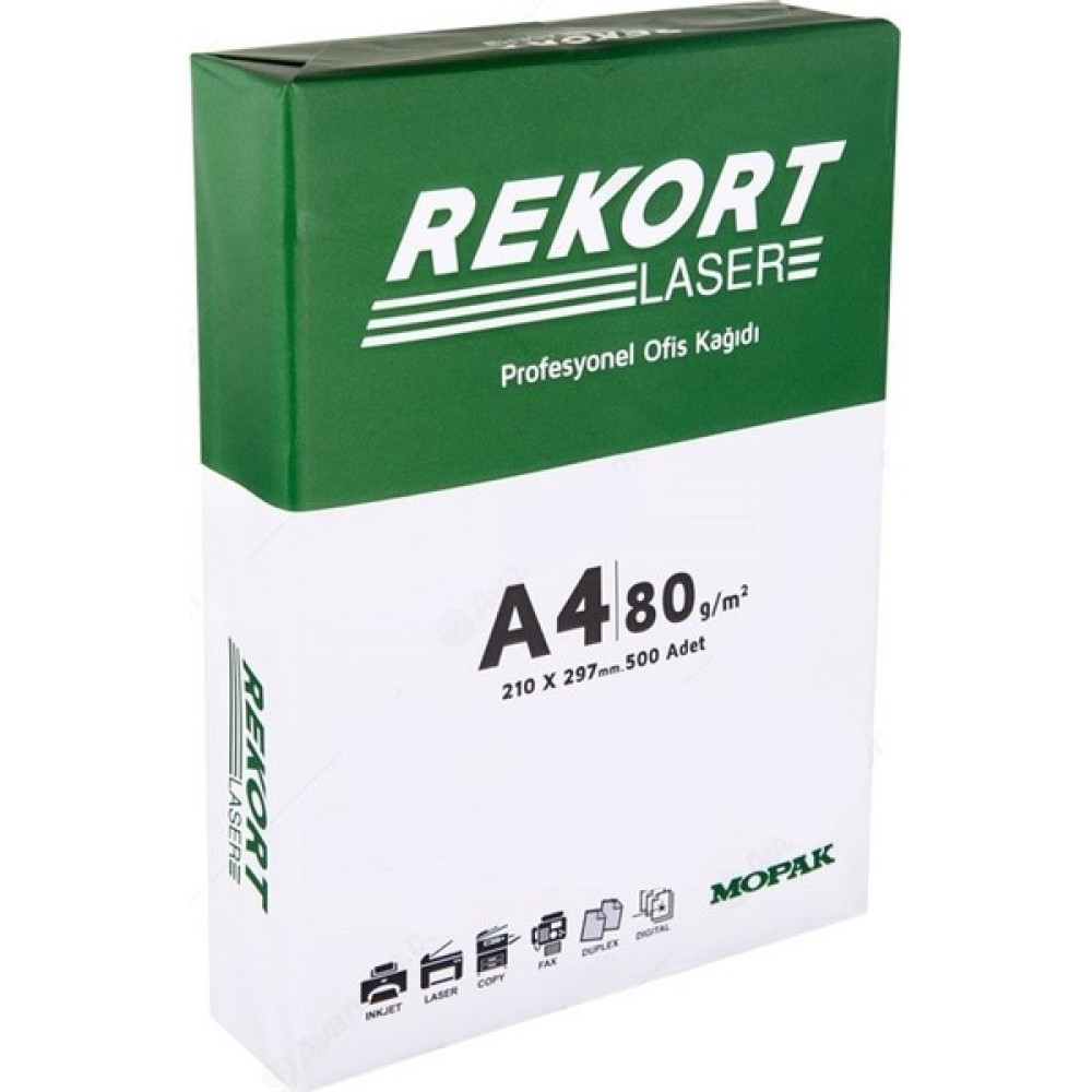 Mopak Rekort A4 Fotokopi Kağıdı 80 Gr. 500 Lü 1 Paket Fotokopi Kağıdı Fiyatı