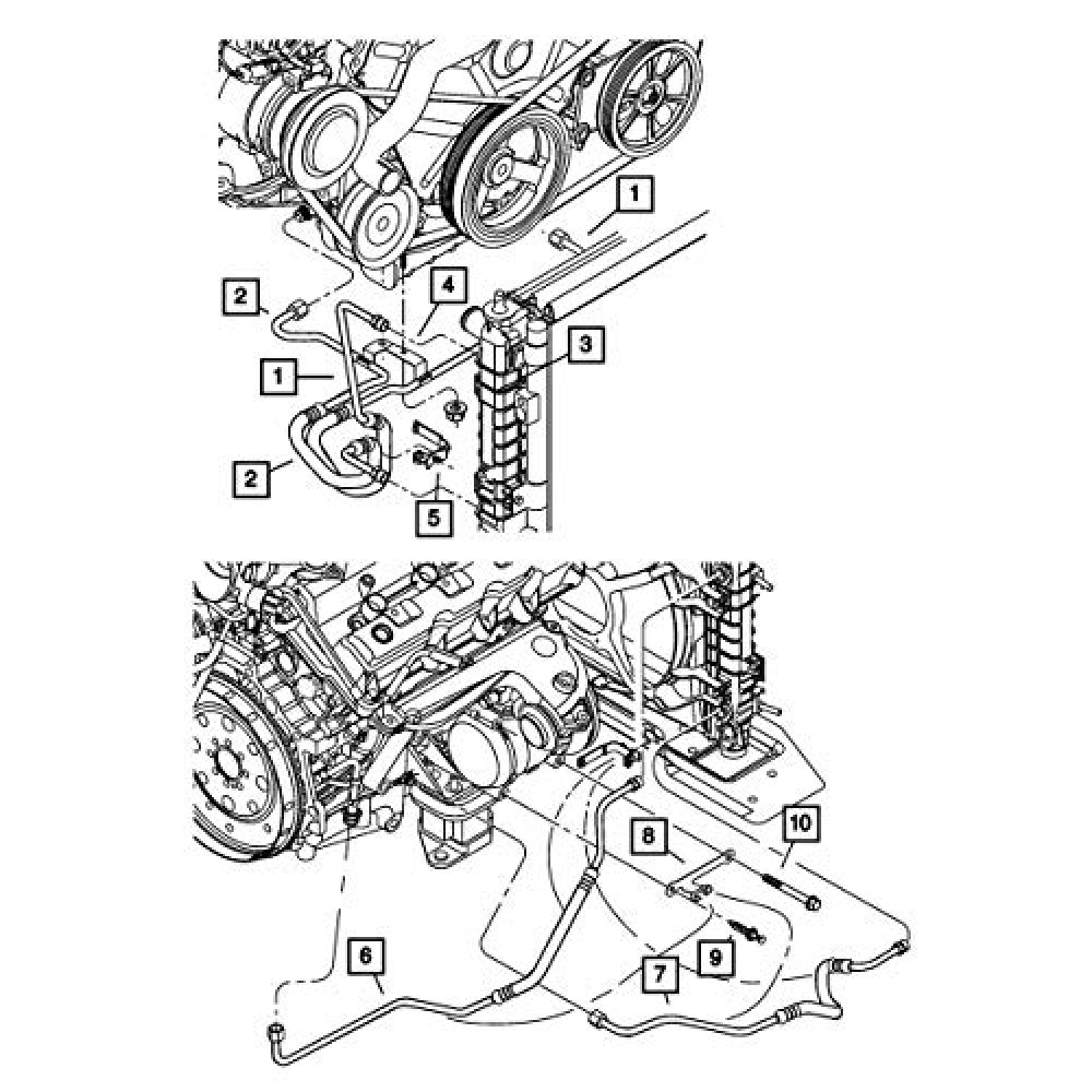Mopar 4698779AC Oil Cooler Hose Assembly