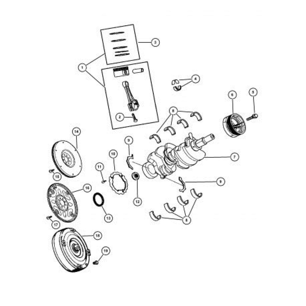 Mopar 5300 9180AB, Clutch Pilot Bearing