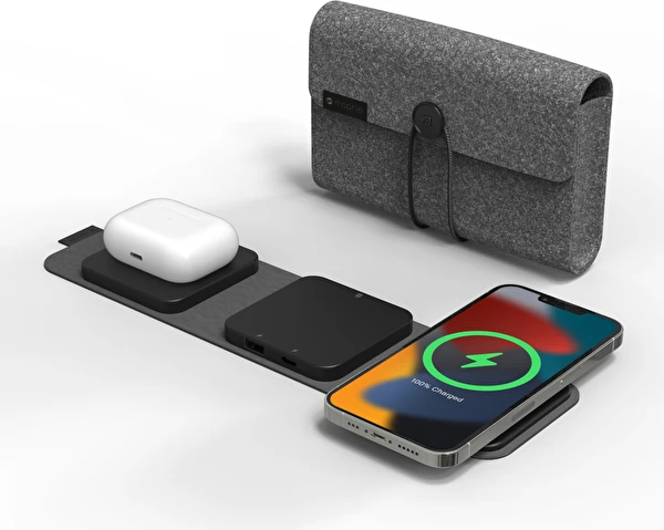 Mophie Universal Wireless 2 in 1 Travel Charger Cep Telefonu Şarj Cihazı Fiyatı