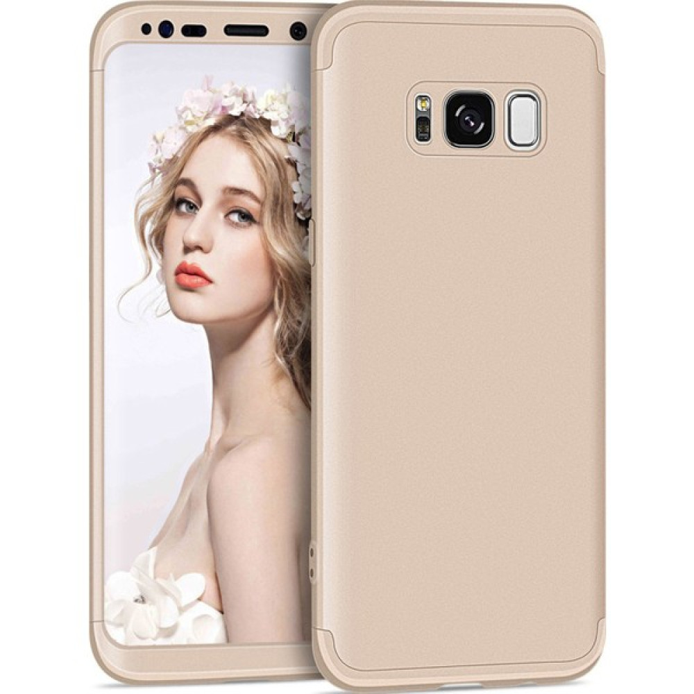 Mor Aksesuar Samsung Galaxy S8 Plus Kılıf 360 Tam Koruma Kapak 3 Parça Slim Fit Gold Cep Telefonu Kılıfı Fiyatı