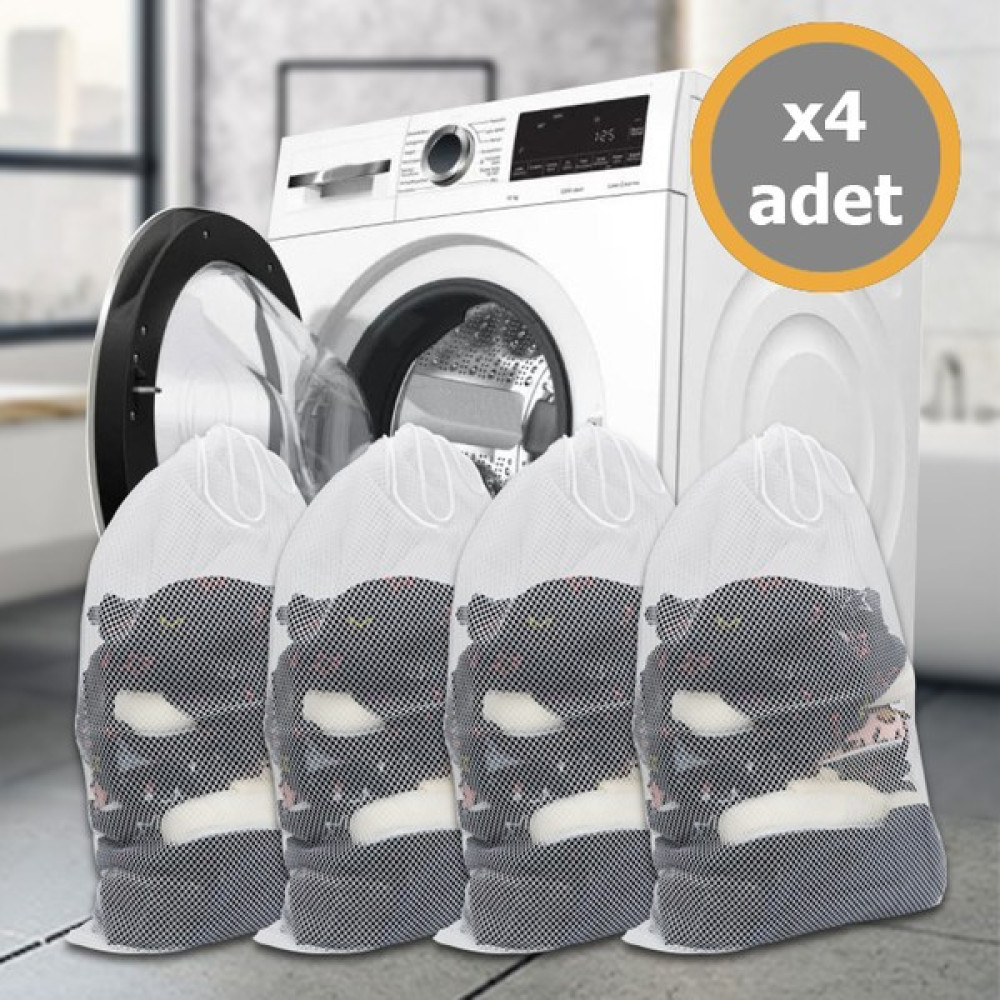 Mor Bebe 4 Adet Çamaşır Yıkama Filesi Ipli 35X45 Cm(Büyük Boy) Bebek Bakım Fiyatı