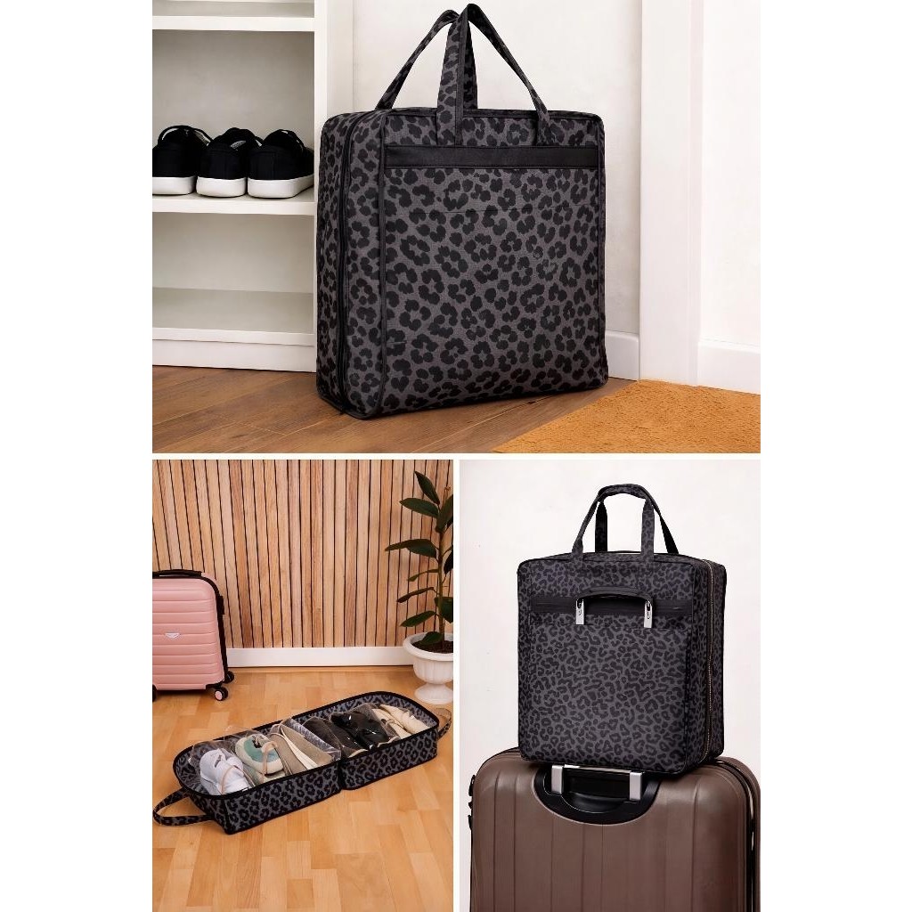 Mor Bebe Ayakkabı Hurcu 6 Bölmeli Ayakkabı Organizer Valiz Içi Seyahat Ayakkabı ÇANTASI(35X22X40) Bavul / Valiz Fiyatı