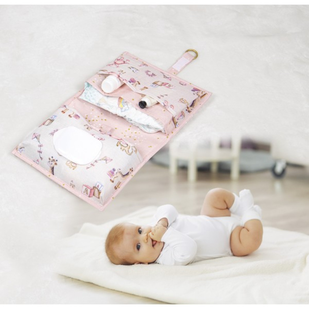 Mor Bebe Baby Alt Bakım Çantası - Bebek Alt Bakım Çantası Pembe - 0 - 3 Yaş - Açık Pembe Bebek Alt Açma Minderi Fiyatı