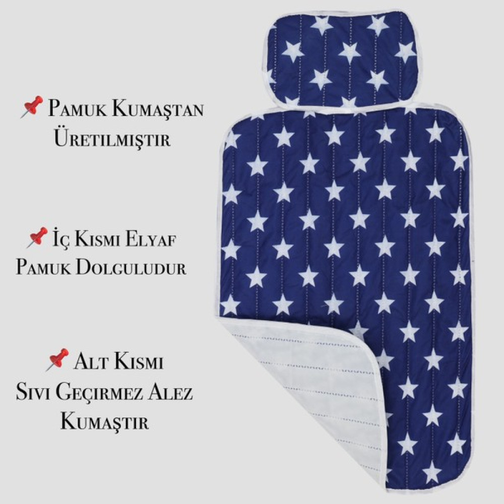 Mor Bebe Pratik Alt Değiştirme Matı Minderi Alt Değiştirme Pedi Bakım Örtüsü (Lacivert) - Lacivert Bebek Alt Açma Minderi Fiyatı
