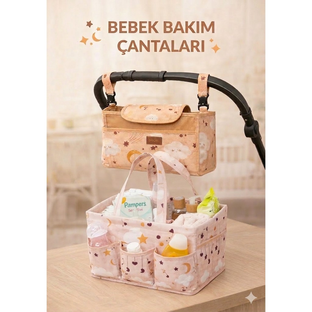 Mor Bebe Premium Bebek Arabası Organizer Çanta I Bebek Bakım Çantası Bebek Arabası ve Pusetler Fiyatı