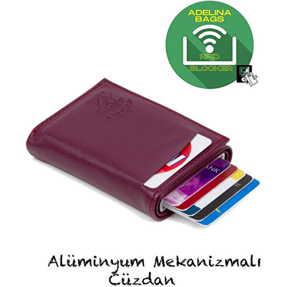 Mor Crazy Deri Mekanizmalı Otomatik Kızaklı Kartlık Cüzdan (7CMX10CM) Erkek Cüzdan Fiyatı