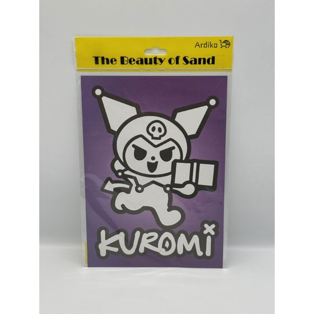 Mor Renk Büyük Boy Sanrio Kuromi Kum Boyama Seti A4 Boyut Sanatsal Malzemeler Fiyatı