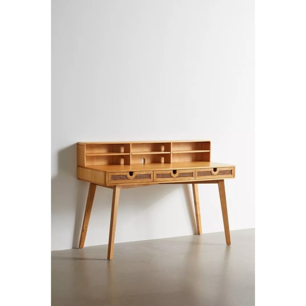 Mor Salkım Ahşap Mor Salkım Arch Çalışma Masası - 140cm x 55cm x 100cm - Naturel Çalışma Masası Fiyatı