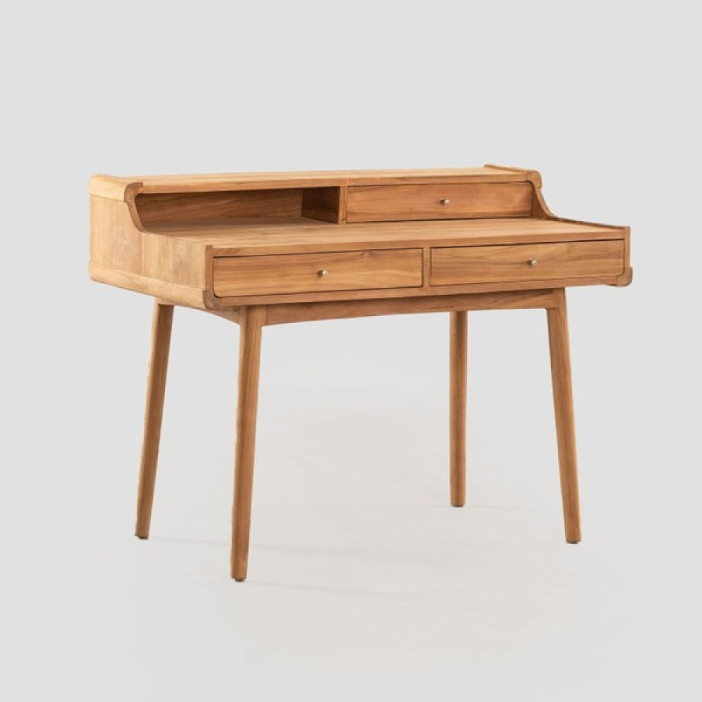 Mor Salkım Ahşap Mor Salkım Valiant Çalışma Masası - 120 x 60 x 90cm - Naturel Çalışma Masası Fiyatı