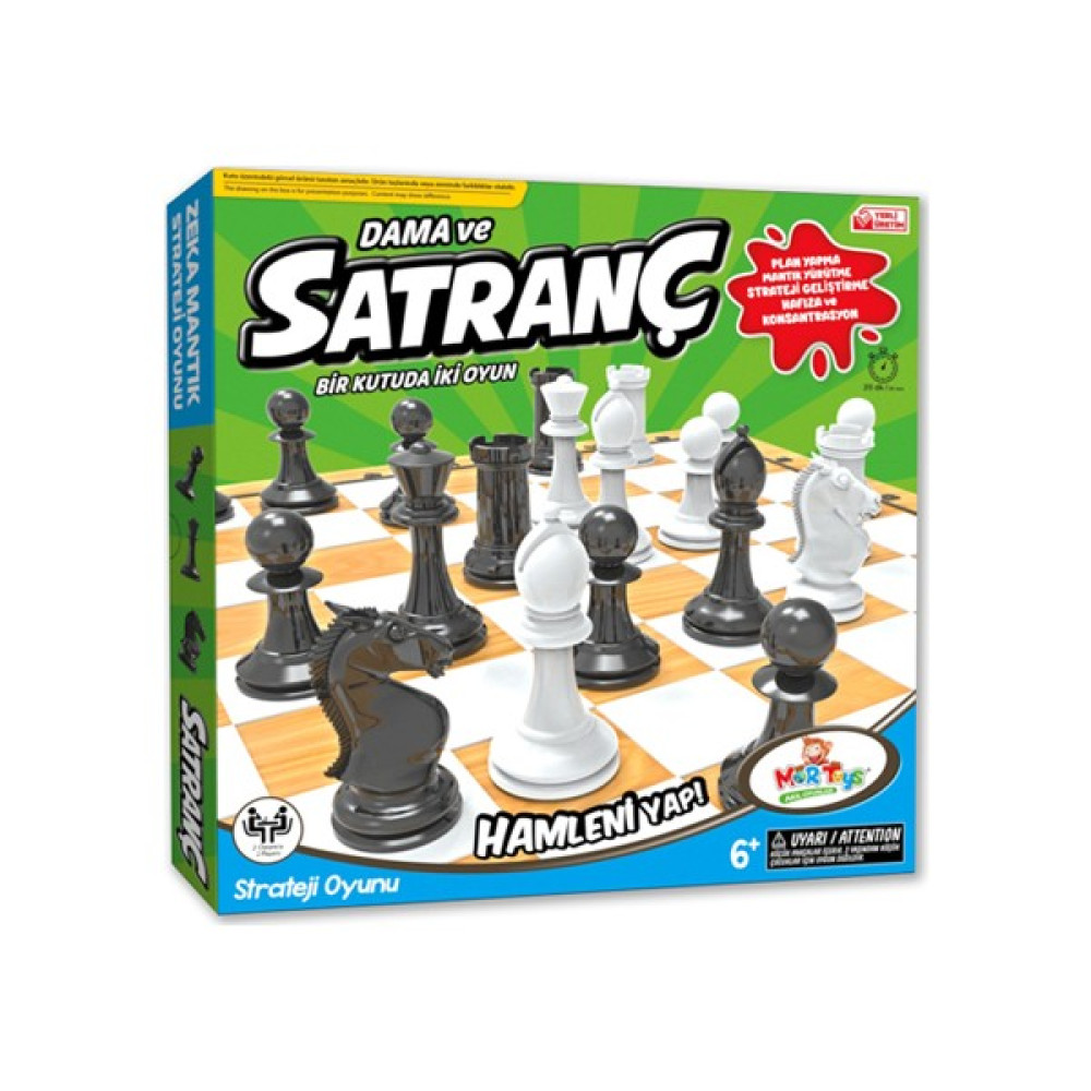 Mor Toys Ahşap Satranç ve Dama Satranç Fiyatı