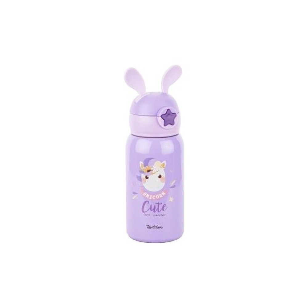 Mor Unicorn Desenli Paslanmaz Çelik Çocuk Termosu 500ML Kamp Mutfağı Fiyatı