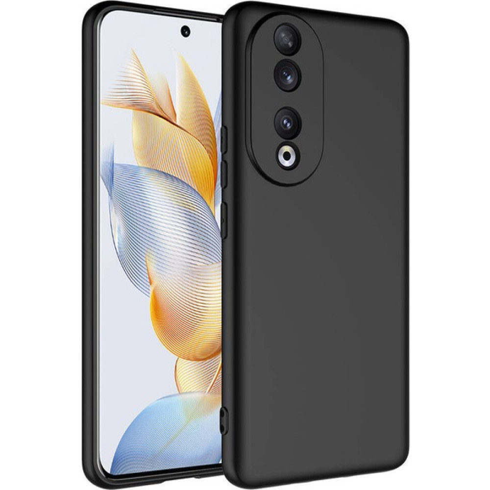 Moraksesuar Huawei Honor 90 Kılıf Lansman Mat Içi Kadife Pürüzsüz Kaymaz Siyah Cep Telefonu Kılıfı Fiyatı